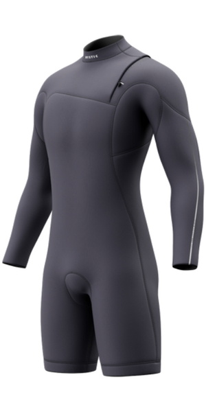 2026 Mystic Mens The One 3/2mm Zip Free Long Sleeve Shorty Wetsuit 35000.260061 - Dark Navy